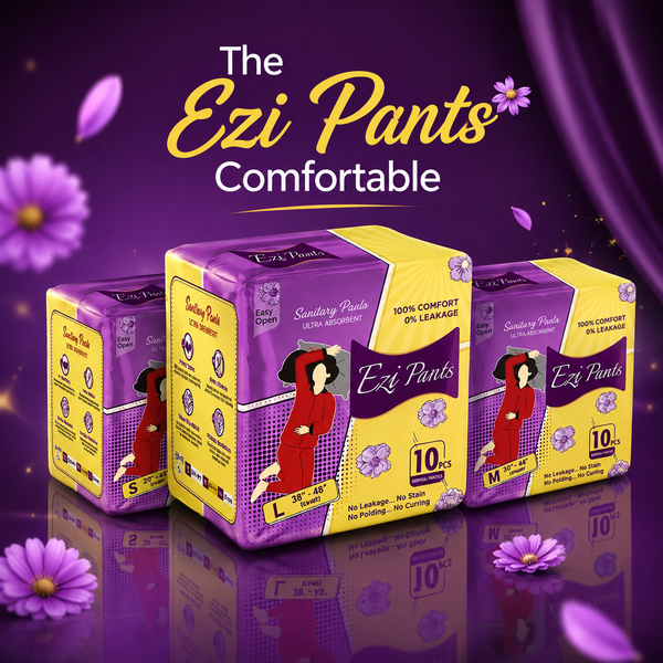 Ezi Pants Comfortable – Ultra Absorbent Sanitary Pants (10 PCS)