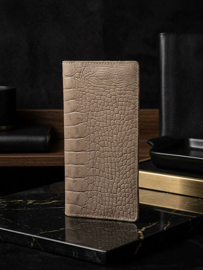Premium Crocodile Texture Long Wallet