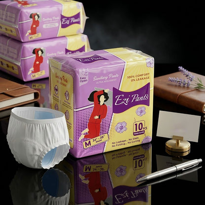 Ezi Pants Comfortable – Ultra Absorbent Sanitary Pants (10 PCS)